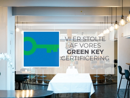 Hotel Pejsegården er Green Key Certificeret (Turismens internationale miljømærke)