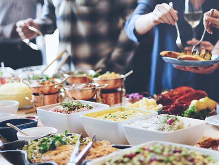 Det gode selskab på Hotel Pejsegården.