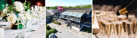 Selskab på Hotel Pejsegården