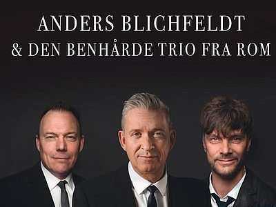 Anders Blichfeldt & "den benhårde trio fra Rom" på Hotel Pejsegården